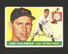 1955 Topps Joe Coleman #162 Baltimore Orioles High Number Low Grade - Creases front of card
