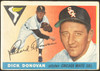 1955 Topps Dick Donovan #146 Chicago White Sox RC Fair front of card