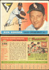1955 Topps Dick Donovan #146 Chicago White Sox RC Fair front and back of card