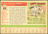 1955 Topps Jim Davis #68 Chicago Cubs RC Low Grade - Creases back of card