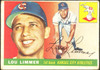 1955 Topps Lou Limmer #54 Kansas City Athletics Fair front of card