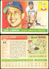 1955 Topps Lou Limmer #54 Kansas City Athletics Fair — Example A front and back of card