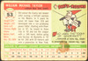 1955 Topps Bill Taylor #53 New York Giants Fair back of card