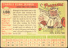 1955 Topps Charlie Silvera #188 New York Yankees High Number Low Grade - Creases — Example A back of card