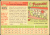 1955 Topps Gene Freese #205 Pittsburgh Pirates RC High Number Low Grade - Creases back of card