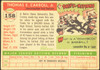 1955 Topps Tom Carroll #158 New York Yankees RC Low Grade - Creases back of card