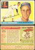 1955 Topps Dick Brodowski #171 Boston Red Sox High Number Low Grade - Creases front and back of card