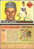 1955 Topps Clem Labine #180 Brooklyn Dodgers High Number Low Grade - Creases front and back of card