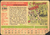 1955 Topps Gene Woodling #190 Baltimore Orioles High Number Low Grade - Creases back of card