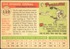 1955 Topps Gus Zernial #110 Kansas City Athletics Fair back of card
