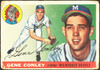 1955 Topps Gene Conley #81 Milwaukee Braves Low Grade - Creases front of card
