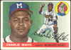 1955 Topps Charlie White #103 Milwaukee Braves RC Low Grade - Creases front of card