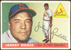 1955 Topps Johnny Riddle #98 St. Louis Cardinals Low Grade - Creases front of card