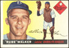 1955 Topps Rube Walker #108 Brooklyn Dodgers Fair front of card