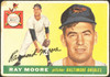 1955 Topps Ray Moore #208 Baltimore Orioles RC High Number Fair front of card