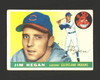 1955 Topps Jim Hegan #7 Cleveland Indians Fair front of card