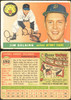1955 Topps Jim Delsing #192 Detroit Tigers High Number Low Grade - Creases Example B front and back of card