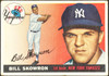1955 Topps Bill Skowron #22 New York Yankees Low Grade - Creases front of card