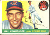 1955 Topps Hal Newhouser #24 Cleveland Indians Fair front of card