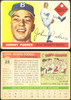 1955 Topps Johnny Podres #25 Brooklyn Dodgers Fair front and back of card