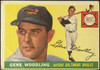 1955 Topps Gene Woodling #190 Baltimore Orioles High Number Low Grade - Creases — Example A front of card