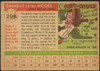 1955 Topps Ray Moore #208 Baltimore Orioles RC High Number Low Grade - Creases back of card