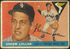 1955 Topps Sherm Lollar #201 Chicago White Sox High Number Low Grade - Creases — Example B front of card