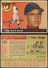 1955 Topps Jim Bolger #179 Chicago Cubs High Number Fair front and back of card