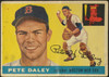 1955 Topps Pete Daley #206 Boston Red Sox RC High Number Fair Example B front of card