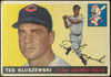 1955 Topps Ted Kluszewski #120 Cincinnati Redlegs Low Grade - Creases Example A front of card