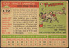 1955 Topps Carl Sawatski #122 Chicago White Sox Fair — Example A back of card