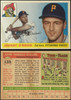 1955 Topps Johnny O'Brien #135 Pittsburgh Pirates Fair Example A front and back of card