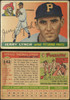 1955 Topps Jerry Lynch #142 Pittsburgh Pirates Fair front and back of card