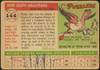 1955 Topps Joey Amalfitano #144 New York Giants Low Grade - Creases back of card