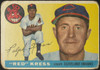 1955 Topps Red Kress #151 Cleveland Indians Low Grade - Creases front of card