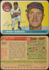 1955 Topps Red Kress #151 Cleveland Indians Low Grade - Creases front and back of card