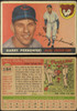 1955 Topps Harry Perkowski #184 Chicago Cubs High Number Low Grade - Creases — Example B front and back of card