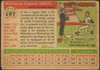 1955 Topps Al Smith #197 Cleveland Indians High Number Low Grade - Creases back of card