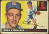 1955 Topps Russ Kemmerer #18 Boston Red Sox Fair — Example A front of card