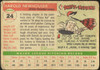 1955 Topps Hal Newhouser #24 Cleveland Indians Low Grade - Creases back of card