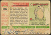 1955 Topps Dick Groat #26 Pittsburgh Pirates Low Grade - Marks back of card