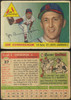 1955 Topps Joe Cunningham #37 St. Louis Cardinals RC Low Grade - Creases Example A front and back of card