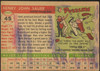 1955 Topps Hank Sauer #45 Chicago Cubs Low Grade - Marks back of card