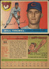 1955 Topps Bill Tremel #52 Chicago Cubs Fair — Example A front and back of card
