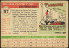 1955 Topps Billy O'Dell #57 Baltimore Orioles Low Grade - Creases back of card