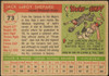 1955 Topps Jack Shepard #73 Pittsburgh Pirates Low Grade - Creases back of card