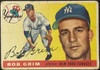 1955 Topps Bob Grim #80 New York Yankees RC Poor front of card
