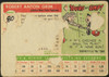 1955 Topps Bob Grim #80 New York Yankees RC Poor back of card