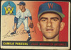 1955 Topps Camilo Pascual #84 Washington Senators RC Low Grade - Creases Example A front of card