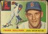 1955 Topps Frank Sullivan #106 Boston Red Sox Low Grade - Creases — Example A front of card